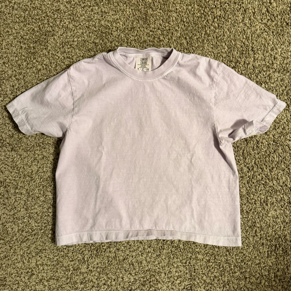 Comfort Colors Lavender Short Sleeve Tee